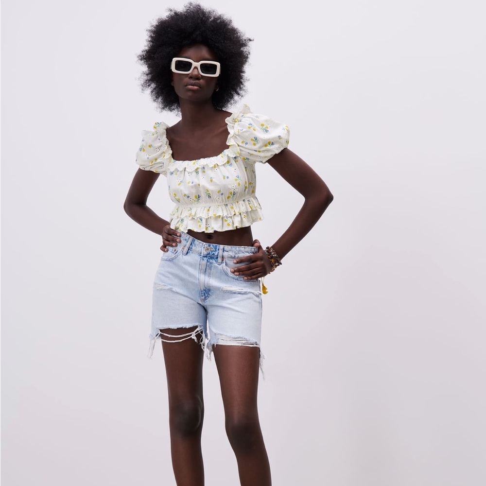 Zara floral top
